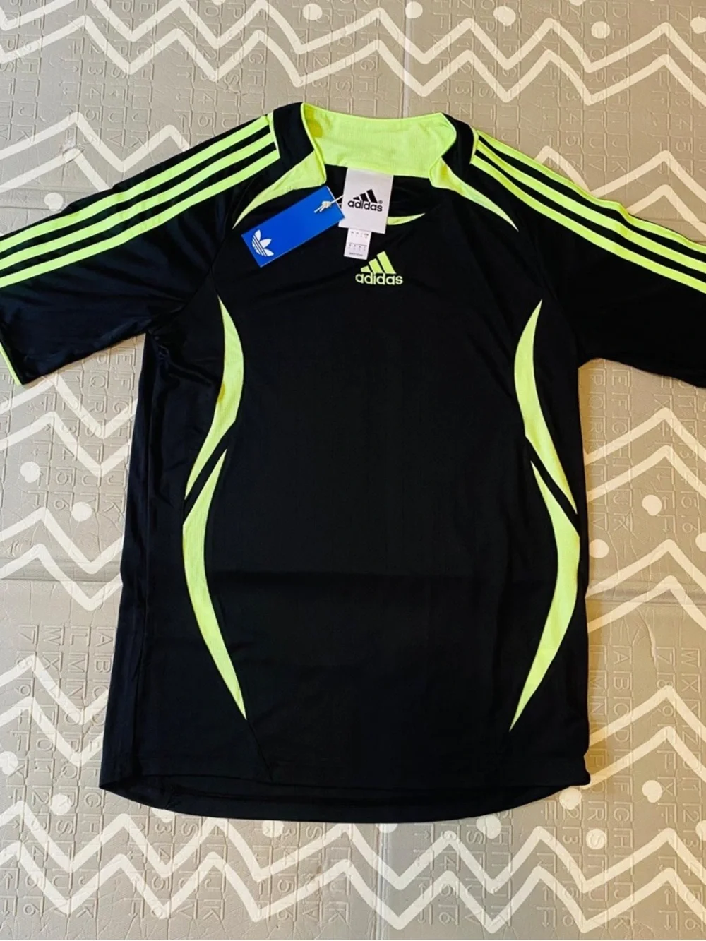 Adidas vintage retro predator soccer football training gym jersey shirt